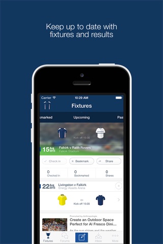 Fan App for Falkirk FC screenshot 2