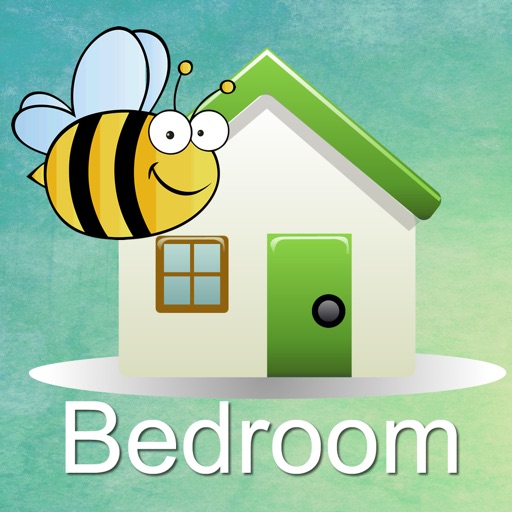 Words Around the House Bedroom - Video Flashcard Player icon