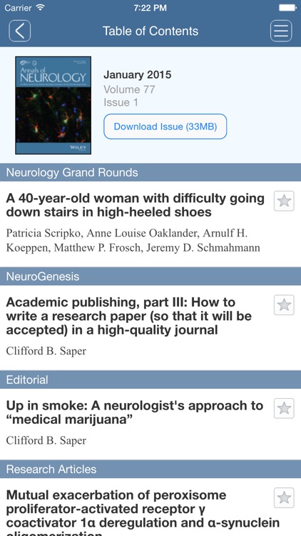 Annals of Neurology screenshot-3