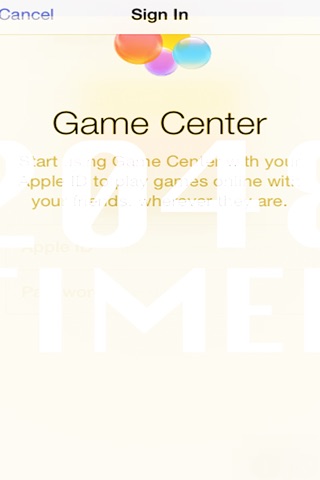 2048 Timed - Timer started screenshot 2