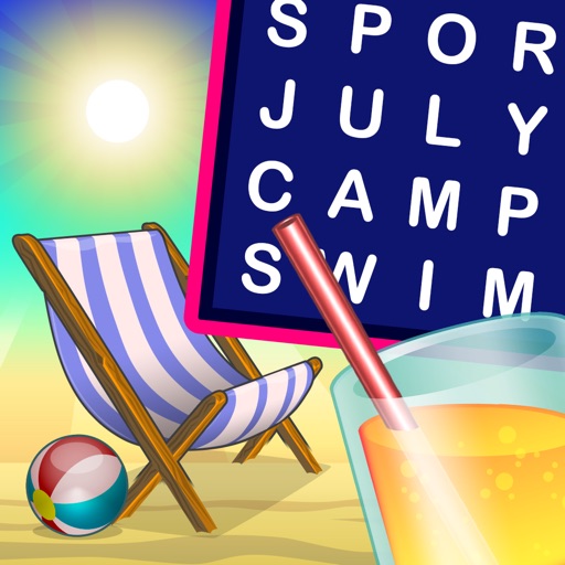 Epic Summer Word Search - hottest wordsearch puzzle ever!