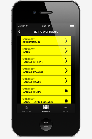 Like A Pro Bodybuilder FREE - Bodybuilding app & workout plans by IFBB Pro Jeff Long screenshot 3