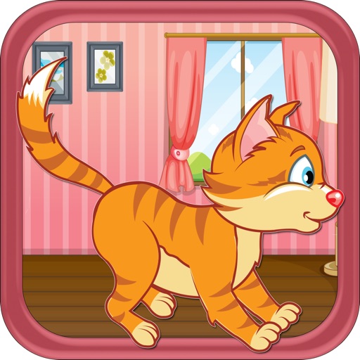 Playful Kitty Cat Antique Desk Escape Route Dash iOS App