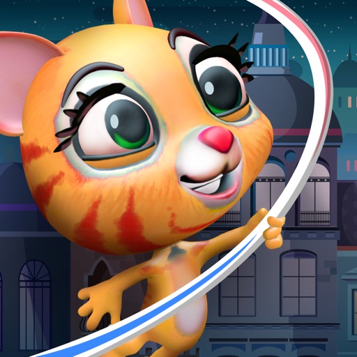 Rope Hero Cat – City Spider Kitty Swinging And Flying Adventure - Game For Kids icon