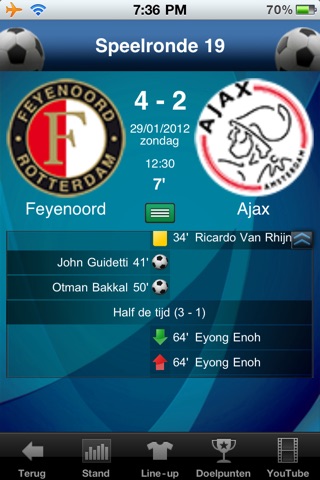 Eredivisie Voetbal Pro screenshot 2