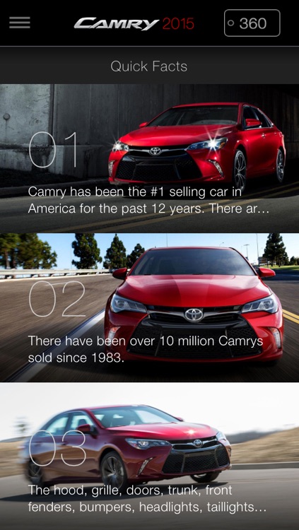 2015 Camry 360 screenshot-4