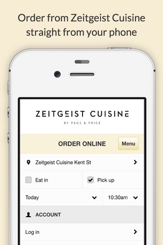 Zeitgeist Cuisine screenshot 2