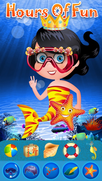 My Little Pop Princess Mermaid Fashion World Dress Up - The Sea Town Paradise Puzzle Game Edition