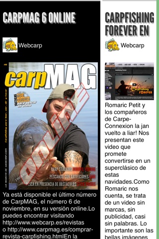 Carp News screenshot 2