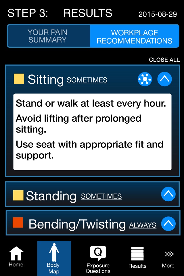 PainPoint – Prevent Work Injury screenshot 3