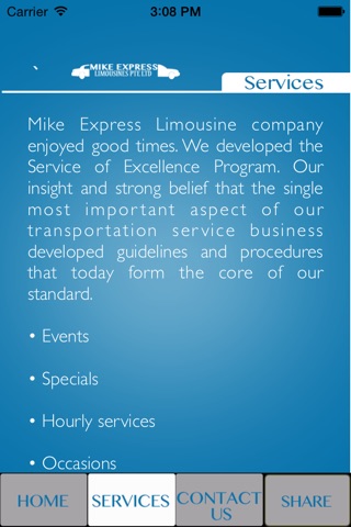 Mike Express Limousines screenshot 3