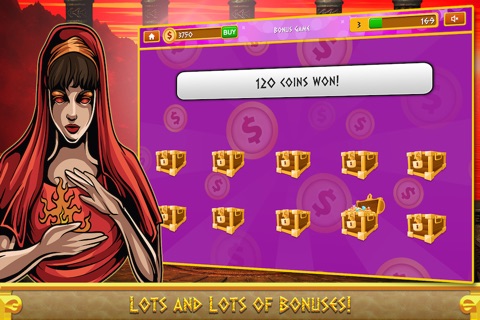 Greek Titan Casino Slots FREE - The Olympus Gods Lucky 777 Slot Machine Games screenshot 3