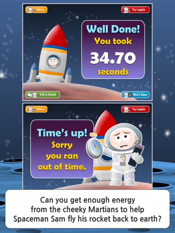 Maths Martians HD: Subtraction screenshot-3