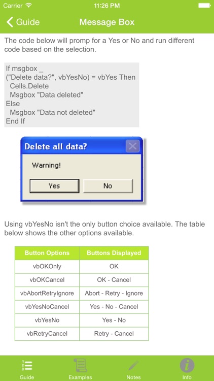 VBA Guide For Excel