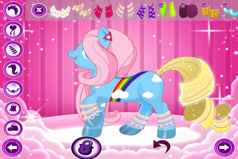 Cute Pony For Girls - Dress it up! screenshot 4