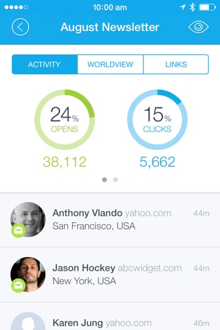 Email Metrics screenshot 2