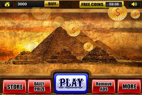 Lucky Pharaoh's Machines Fire Slots - Win Big Jackpot Casino Games Free screenshot 3