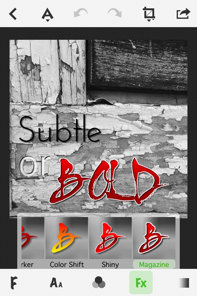 TitleFx - Write on Pictures, add Text Captions to Photos screenshot 3