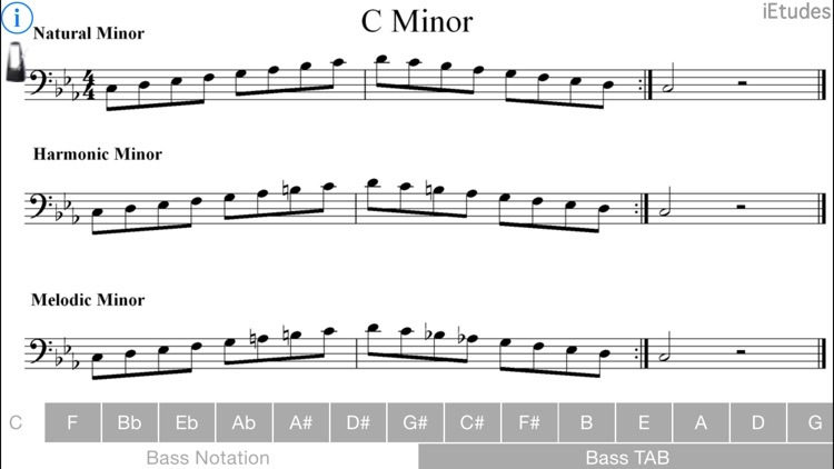 Minor Scales Bass