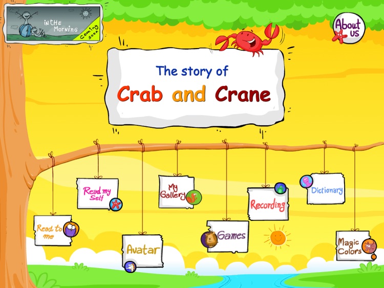 Kids Story: Crab and Crane