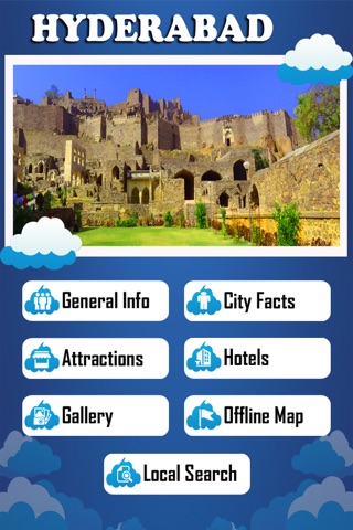 Hyderabad City Offline Map Tourism Guide screenshot 2