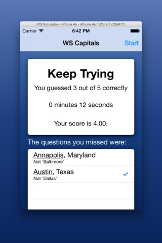 Way Simple Capitals screenshot 4