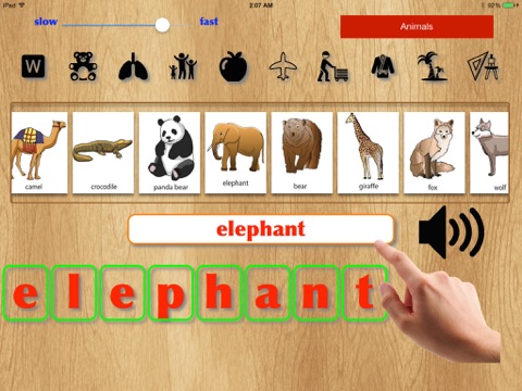 Kid Touch Talk (age 5+)— Audio for all selected 1000  visual words screenshot 2
