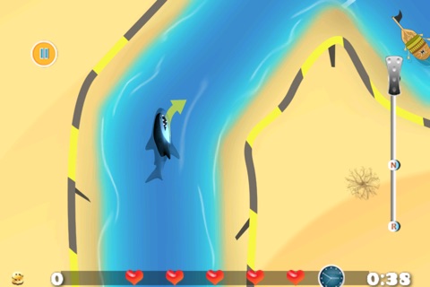 Awesome Shark Escape Mayhem - new speed motor driving game screenshot 2
