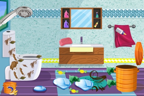 Toilet Wash - Kids bathroom washing fun game screenshot 2