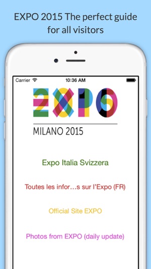 Expo 2015 Informations(圖2)-速報App