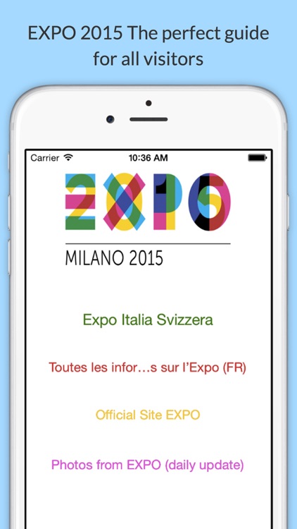 Expo 2015 Informations