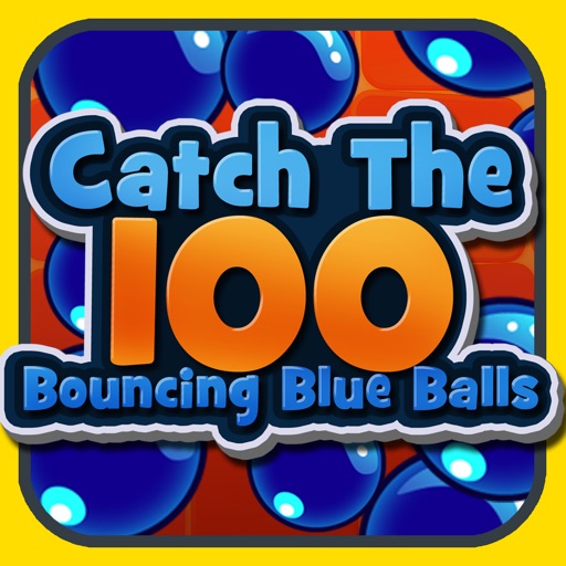 Catch The 100 Bouncing Blue Balls