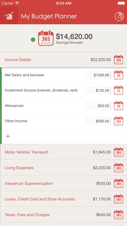 My Budget Planner