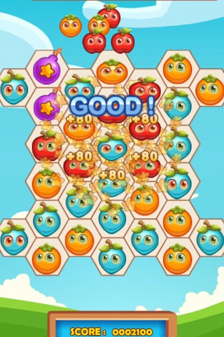 Fruita Swipe 2 - Rescue the Food: Funny Match 3 Puzzle Game App screenshot 3