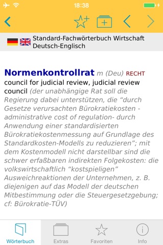 Wirtschaft Englisch<->Deutsch Fachwörterbuch Standard screenshot 2