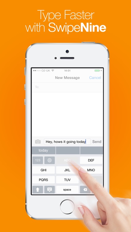 Swipe Nine Keyboard - Fast Predictive Typing with Autocomplete screenshot-3