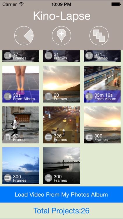 Kino-Lapse Lite, Easiest Time Lapse and Stop Motion App with Filter Effects. screenshot-0