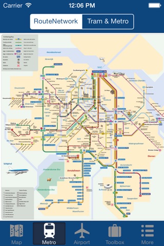Amsterdam Offline Map - City Metro Airport and Travel Plan screenshot 3