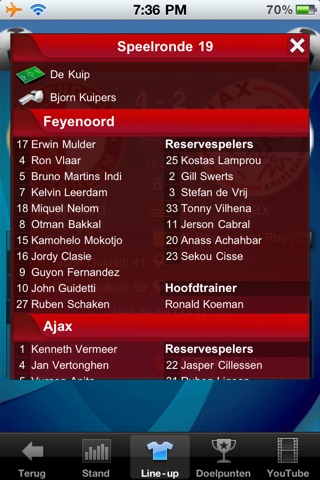 Eredivisie Voetbal Pro screenshot 3