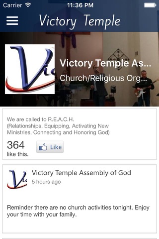 Victory Temple Assembly of God screenshot 3