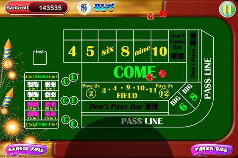 Wow Craps - 3D Dice Casino Game screenshot 4