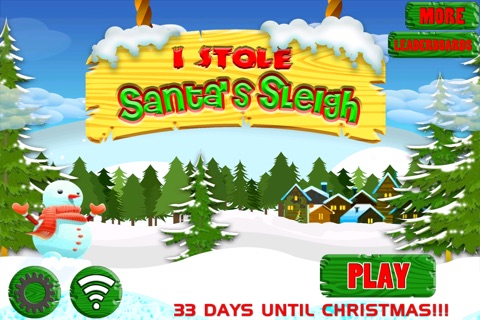 I Stole Santa's Sleigh - A Fun FREE Merry FAST Christmas Snow Racing Game screenshot 2