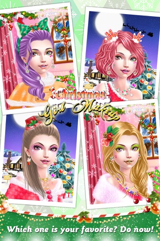 Christmas Girl Makeup-Girl Game screenshot 4