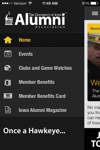 UIowa Alumni screenshot 2