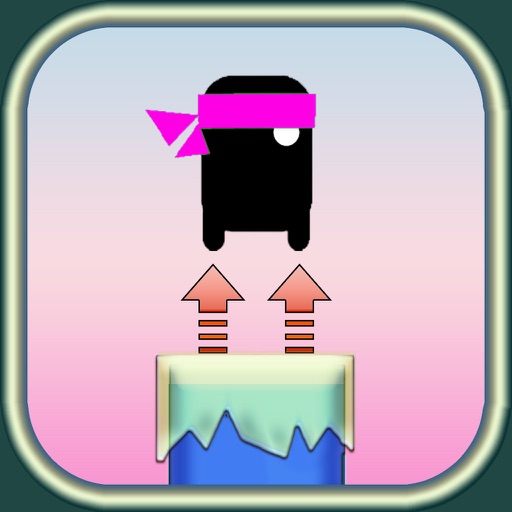 Bounce Ninja - Spring and jump temple rocks By Best Free Games ! Icon