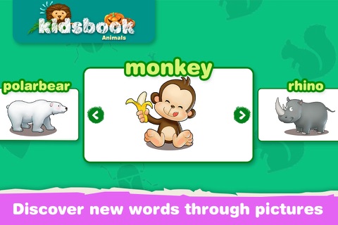 KidsBook: Animals - Interactive HD Flash Card Game Design for Kids screenshot 2