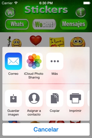 3D Stickers Messages, WeChat screenshot 4