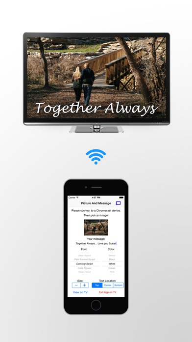 Cast Picture and Text for Chromecast Screenshot 1