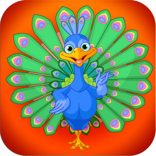 Peacock Pop - Free Fun Cute Puzzle Game! Icon
