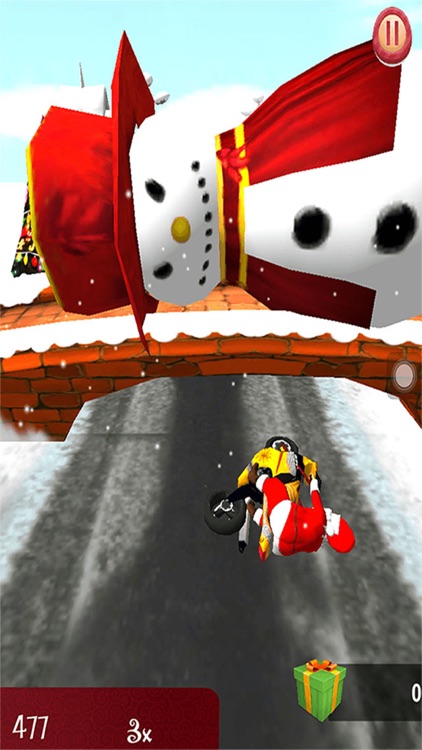 Christmas Games Kids Fun Run - Cool Dirt Bike Games for Boys & Girls Free screenshot-3